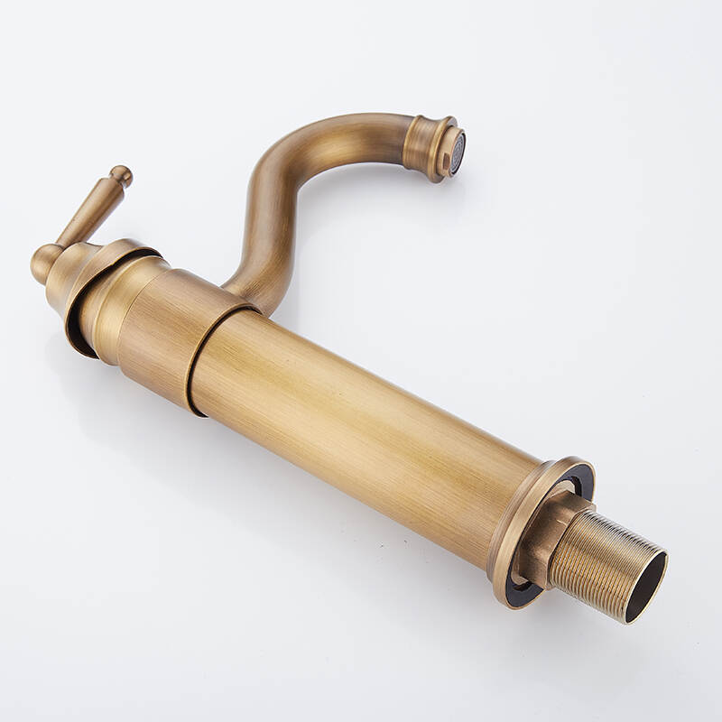 Bathroom sink Faucet Antique Finish Brass Basin Sink Brass Faucets Single Handle Water Mixer Taps bronze faucet