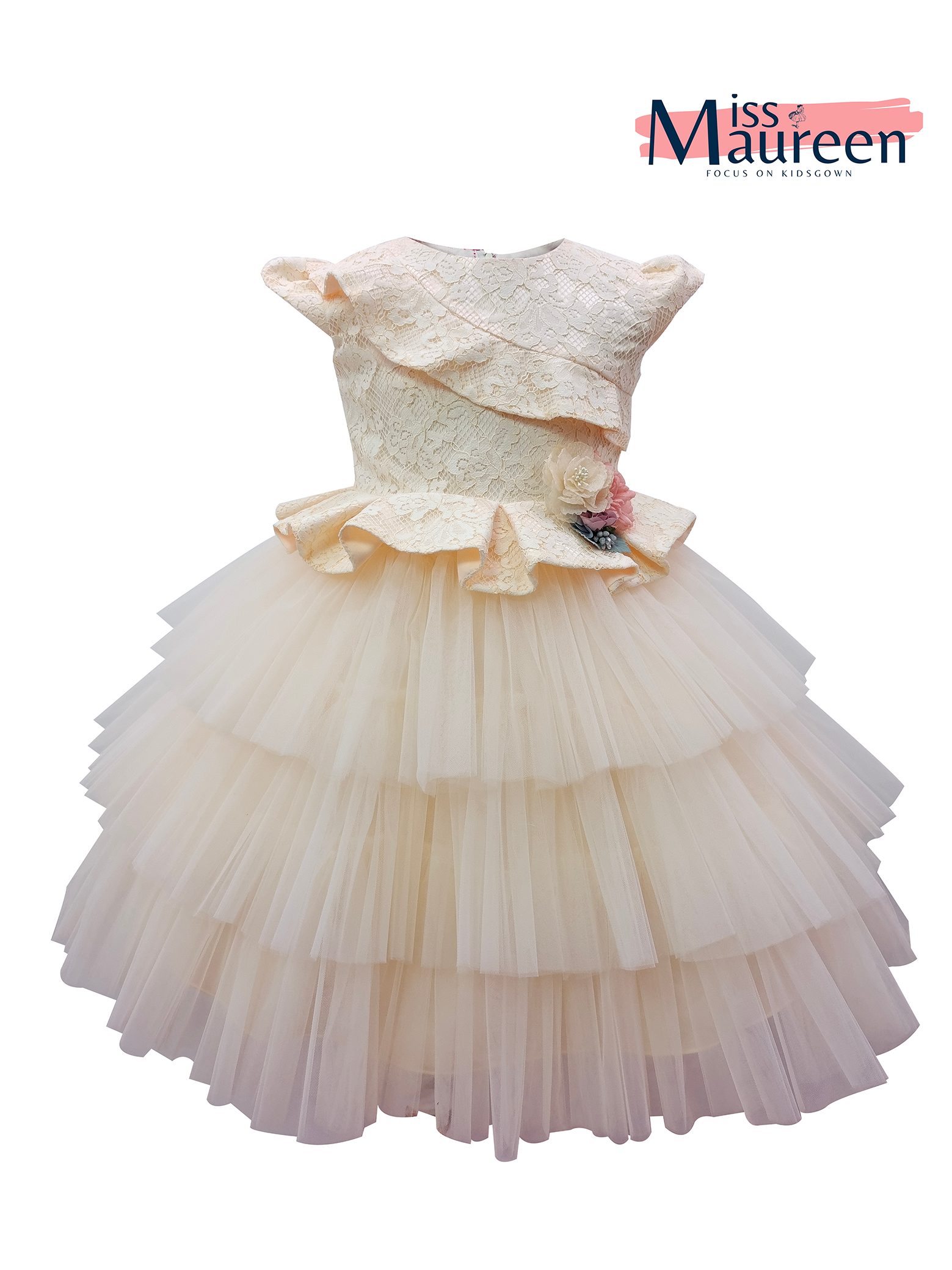 MissMaureen Princess Girl  Summer dress party gown Kids fashion