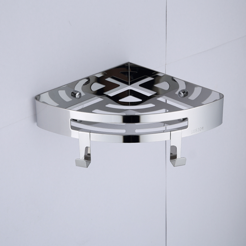 Bathroom Accessories Punch-free Wall Shelfbathroom Shelf Storage Rack Bathroom Tripod Wall-mounted bathroom shelves