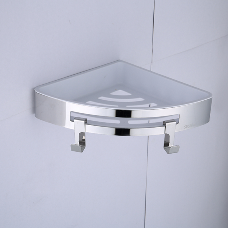 Bathroom Accessories Punch-free Wall Shelfbathroom Shelf Storage Rack Bathroom Tripod Wall-mounted bathroom shelves