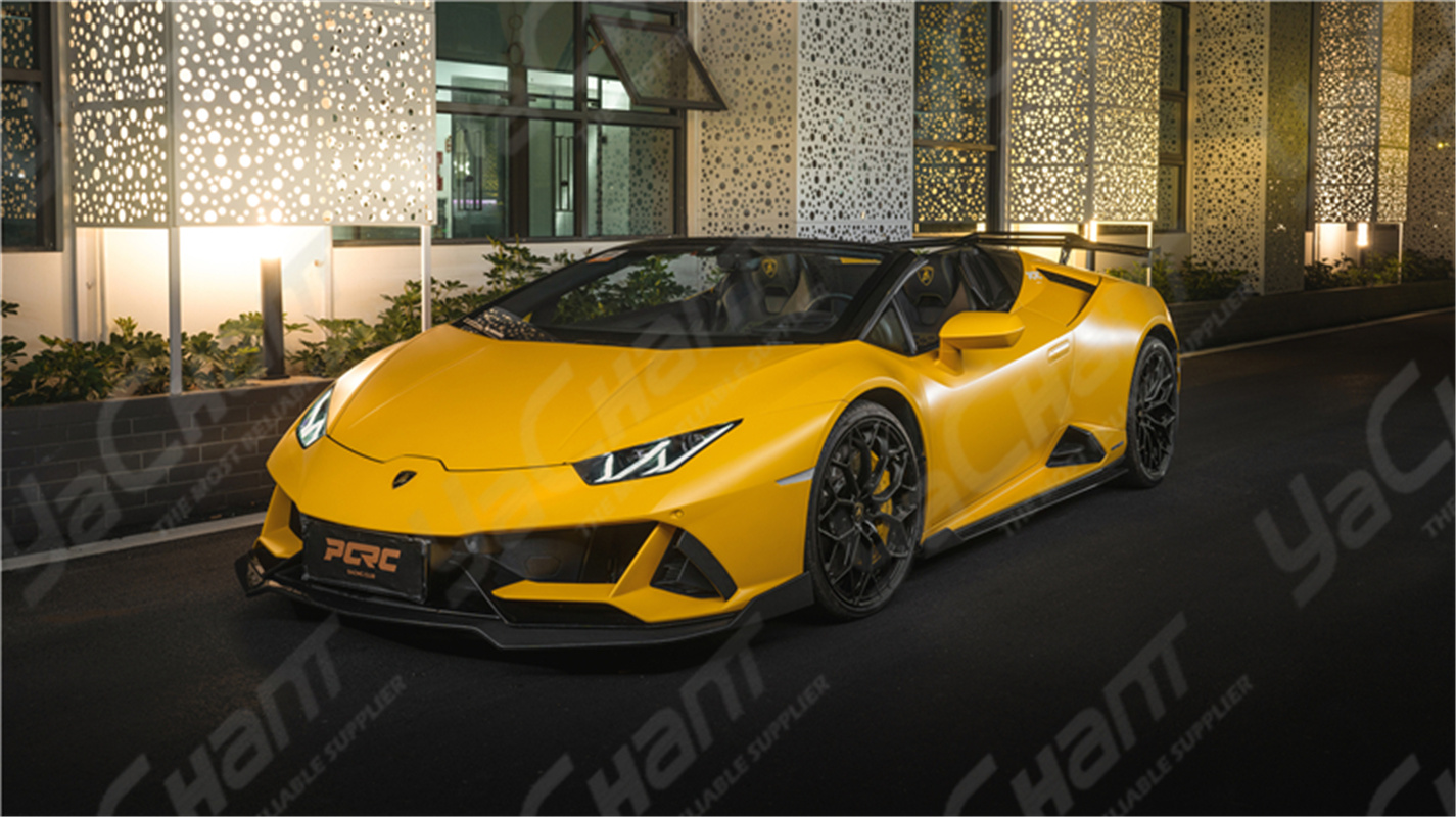 YCLB610056LDCF 2019-2023 Lamborghini Huracan EVO & Spyder OD Style Front Lip DCF (12).jpg