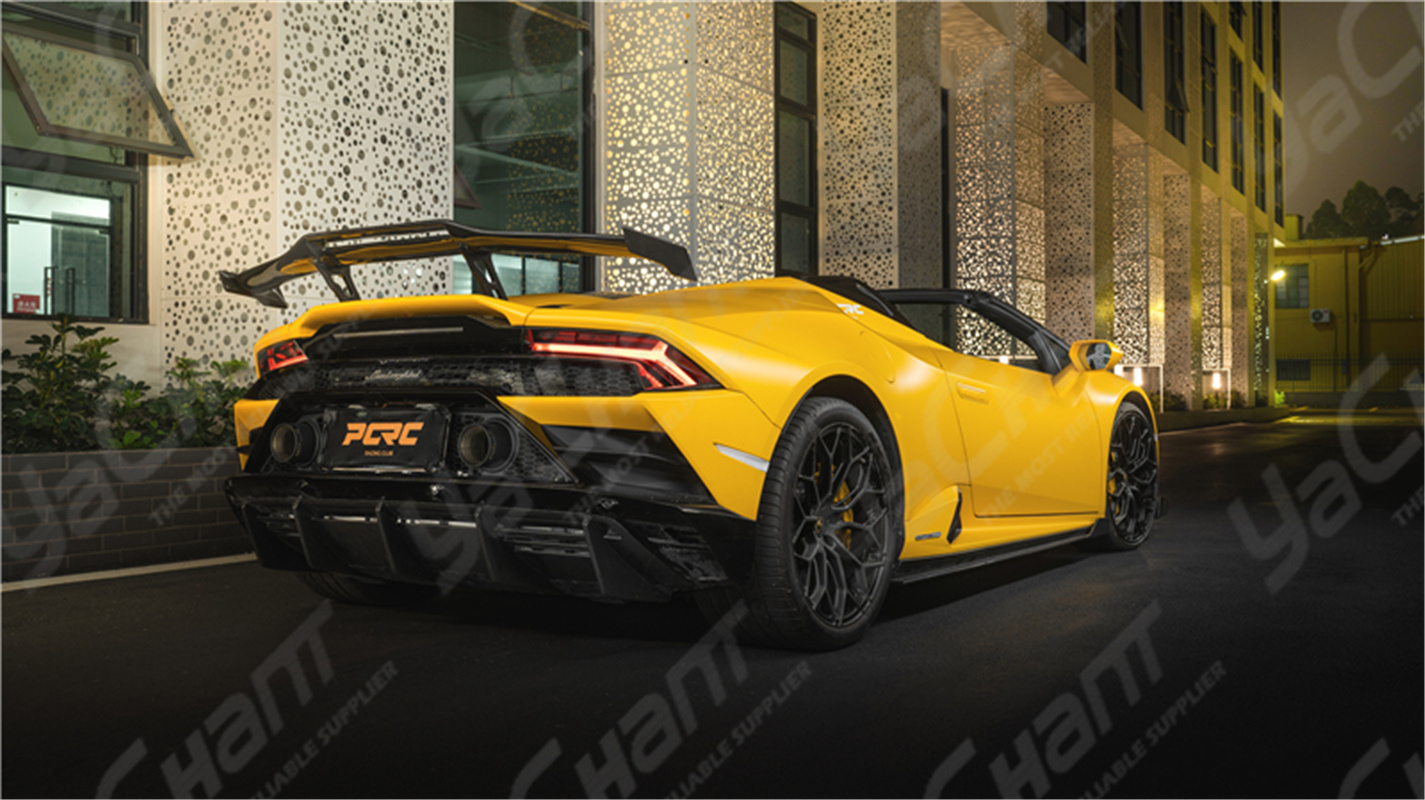 YCLB610058LDCF 2019-2023 Lamborghini Huracan EVO & RWD & Spyder OD Style Rear Diffuser DCF (10).jpg