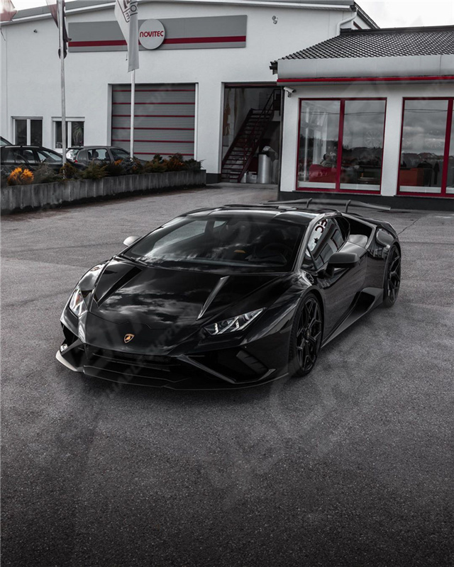 YCLB610070LDCFDZ 2020-2023 Lamborghini Huracan EVO RWD & Spyder Novitec Style Front Lip DCF Forged Carbon Weave (106).jpg