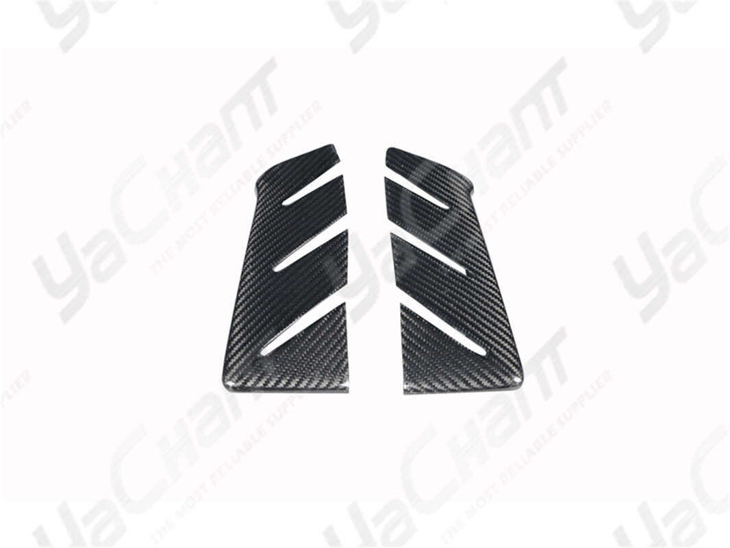 YCLB610071LDCF 2020-2023 Lamborghini Huracan EVO RWD & Spyder Novitec Style Front Bumper Side Vents DCF (1).jpg