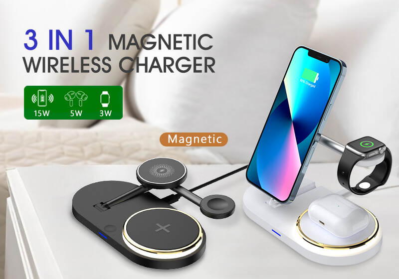 Fast Charging and Convenience: A Review of the 3in1 Foldable MagSafe Wireless Charger