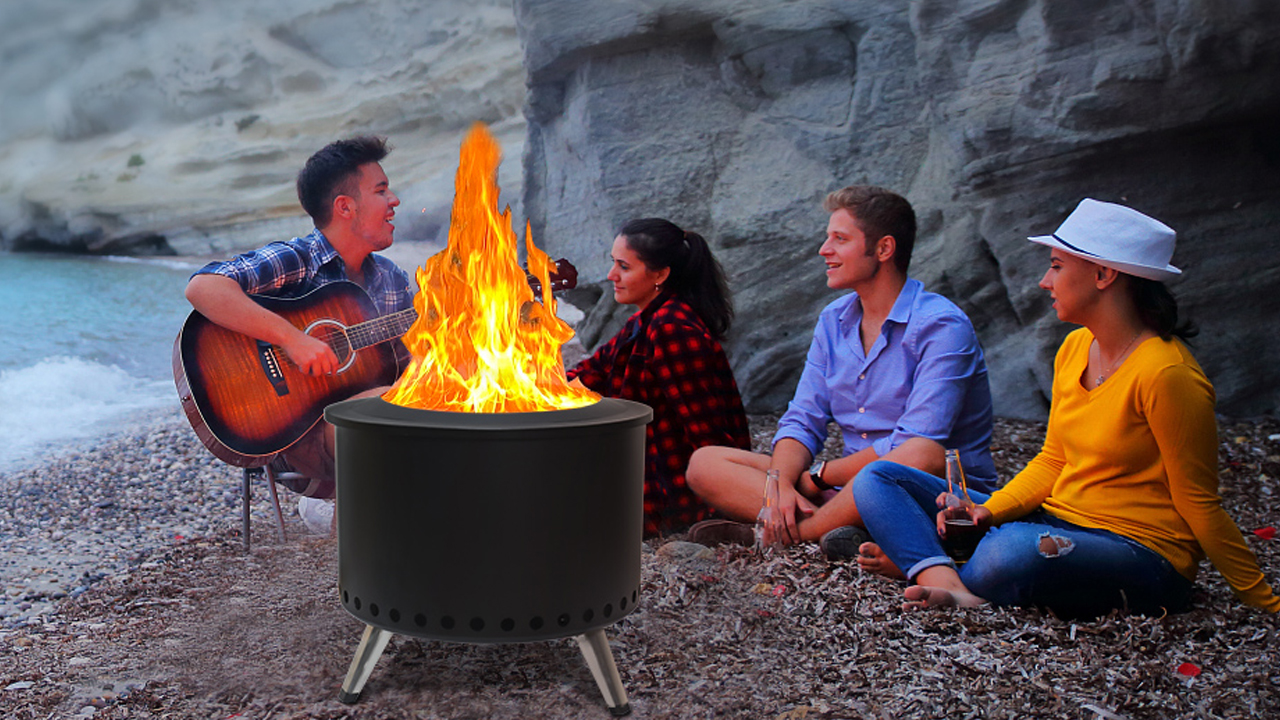 Do you put anything in the bottom of a fire pit?