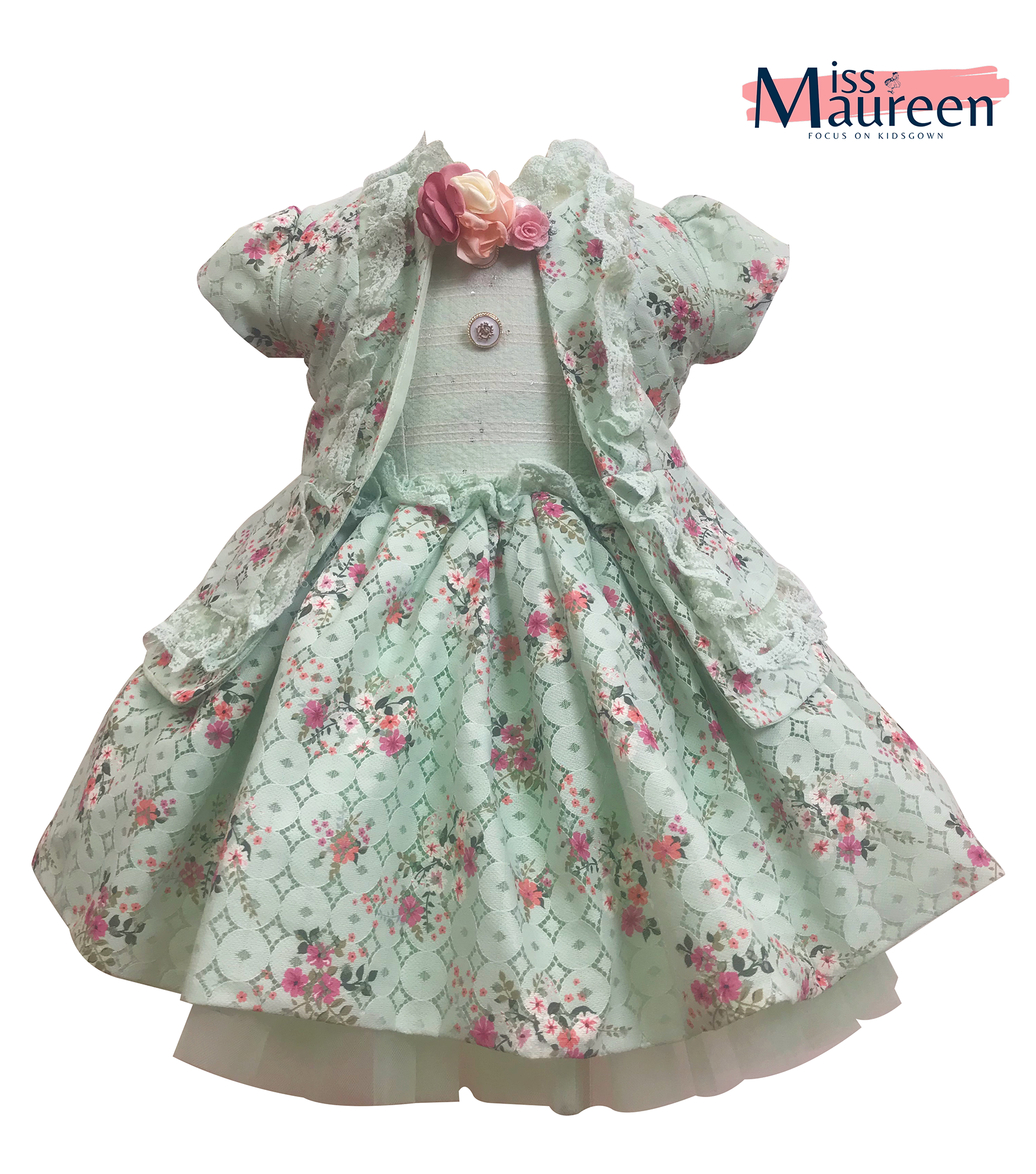 MissMaureen Performance skirt Flower girls jacket with dress