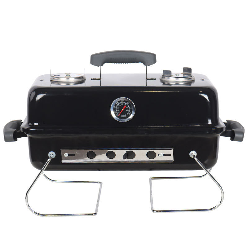 Portable Folding Charcoal Bbq Grill Stainless Steel Camp Picnic Cooker