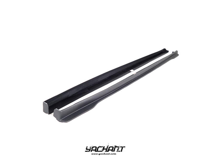 YCAD4032SMCF 2017-2022 Audi RS4 B9 B9.5 Avant RS01R Side Skirt Underboard Extension CF Matte Finish (2).jpg