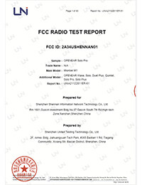 FCC (OPENEAR Solo  Pro)