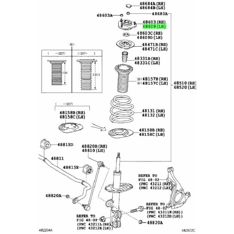 change toyota corolla upper strut mount, 2007 toyota corolla front struts, 2016 toyota corolla front struts