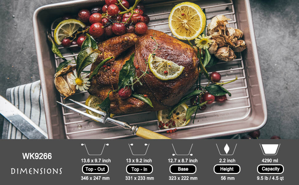 WK9266尺寸9 x 13 inch roasting pan.jpg