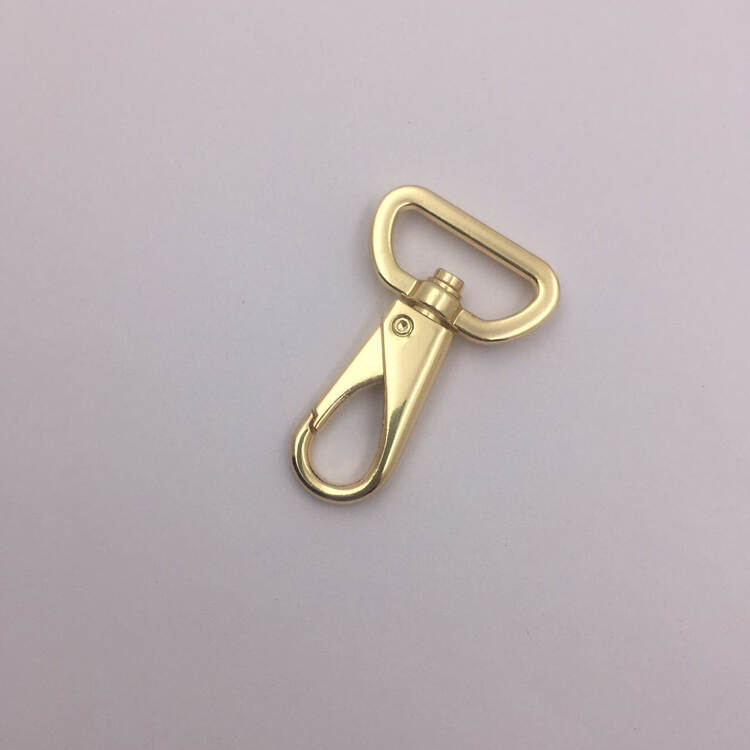 Wholesale Bag Hardware Accessories Rotatable Spring Hook D Ring Swivel Snap Hooks Lanyard Hook For Bags