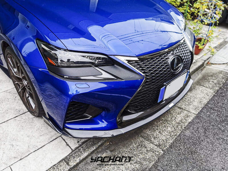 YCLXGS006SCF - YCLXGS011SCF 2016-2018 Lexus GS F Sport TOM'S Style Body Kit CF Front Lip Side Skirt Underboard Rear Diffuser Caps Spats Muffler Tips (103).jpg