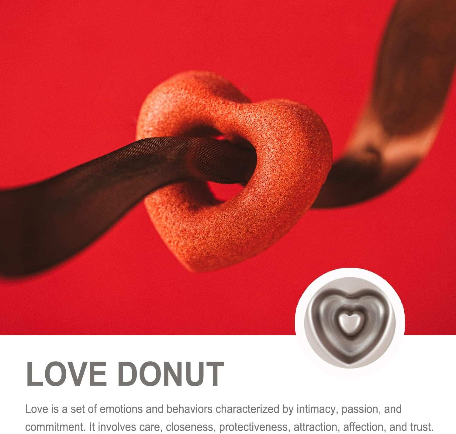 heart shaped donut pan, 6 cavity donut pan