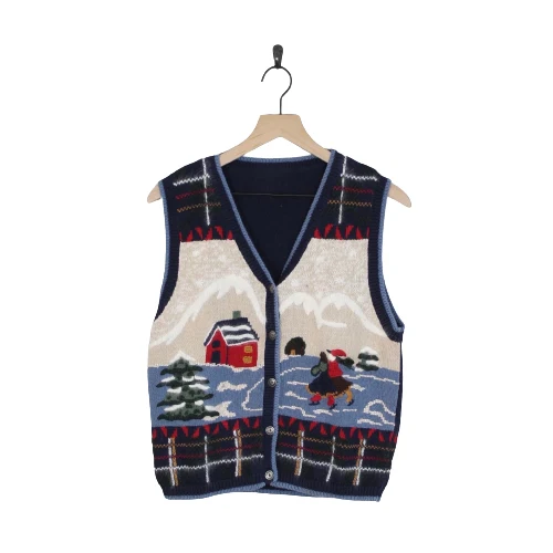 The Festive Staple: Embracing Men's Christmas Sweater Vests