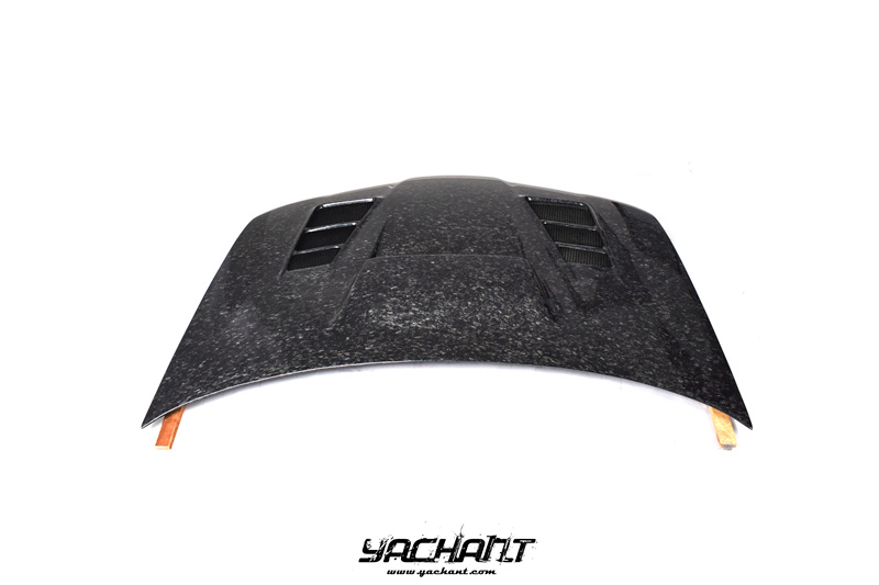 YCGD063DZCF 2006-2007 Subaru Impreza WRX STI 9th  Varis Style Hood Bonnet CF Forged Carbon Weave (2).jpg