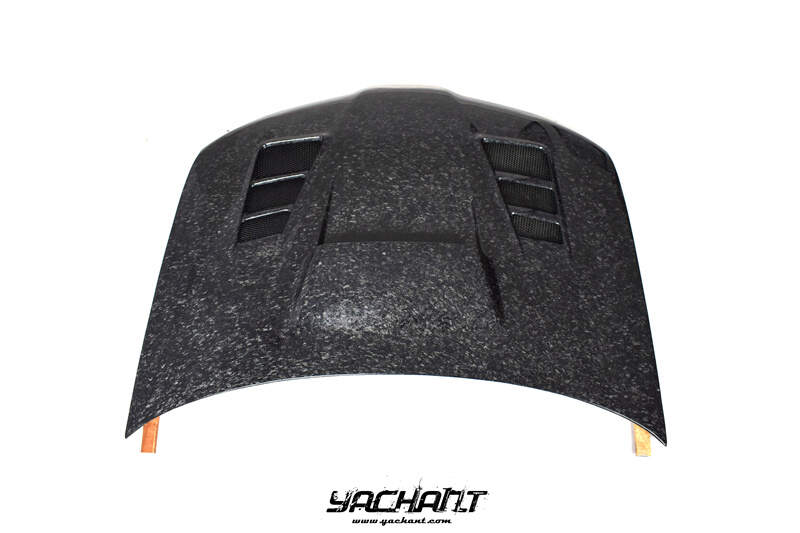 YCGD063DZCF 2006-2007 Subaru Impreza WRX STI 9th  Varis Style Hood Bonnet CF Forged Carbon Weave (1).jpg