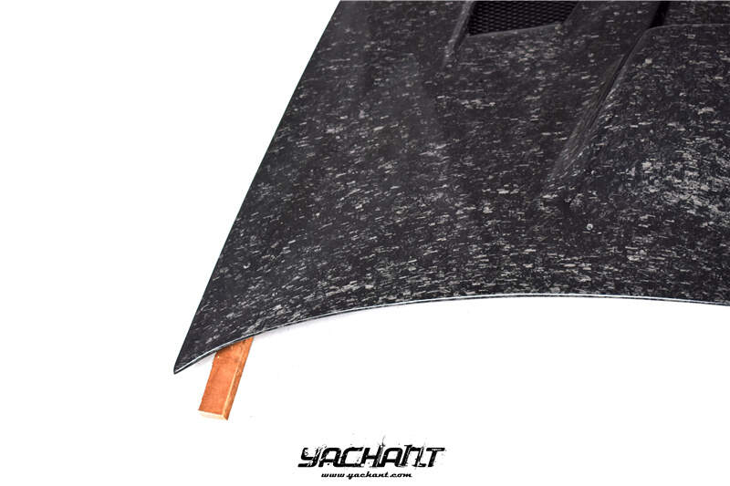YCGD063DZCF 2006-2007 Subaru Impreza WRX STI 9th  Varis Style Hood Bonnet CF Forged Carbon Weave (5).jpg