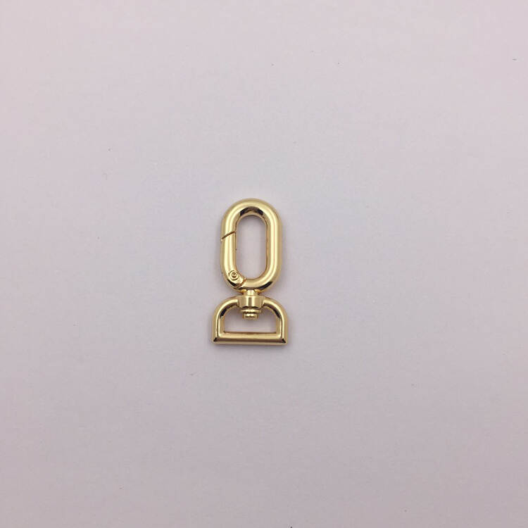 Manufacturer Wholesale Custom Bag Hardware Accessories Spring Bag Hook Metal D Ring Swivel Snap Hook For Handbag-copy
