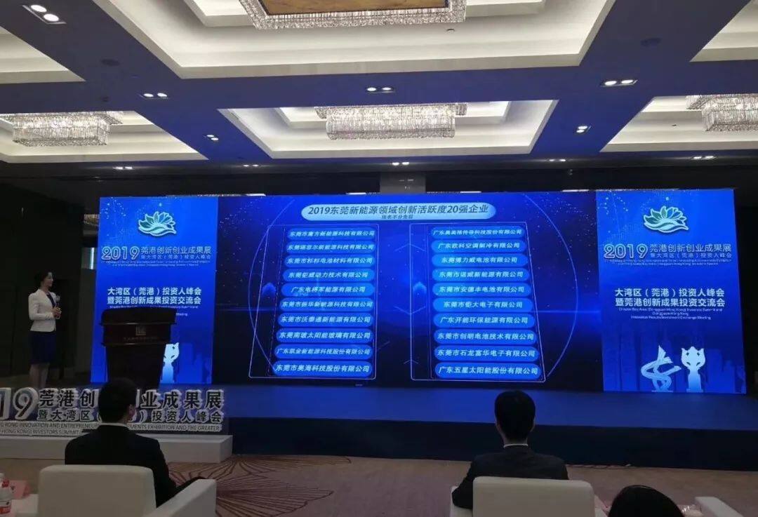 Boltpower was awarded as one of the top 20 innovative active enterprises in Dongguan's new energy field of the year and recognized as a high-tech enterprise