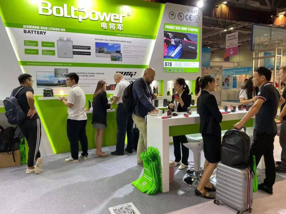 Two major electronic exhibitions in Hong Kong in the autumn of 2019, with Boltpower attracting industry attention