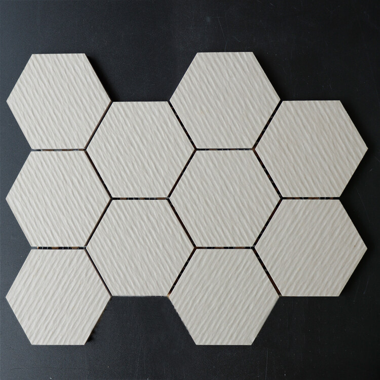 hexagon porcelain mosaic tile