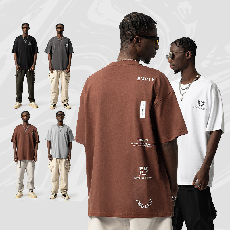 Wholesale Custom Logo Plus Size Graphic 100% Cotton T Shirt Oversized Men