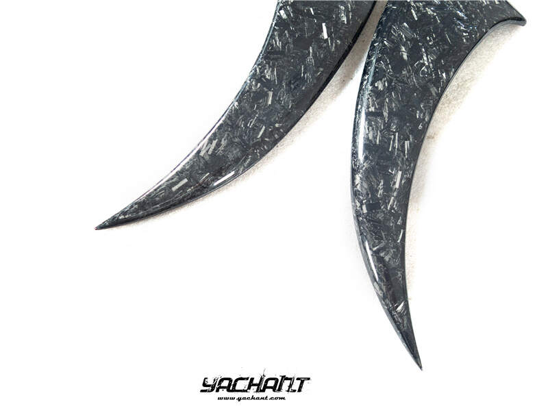 YCPCCM024SDZCF 2014-2017 Porsche Cayman Boxster 981 GT4-Style Side Vents  CF Forged Carbon Weave (8).jpg