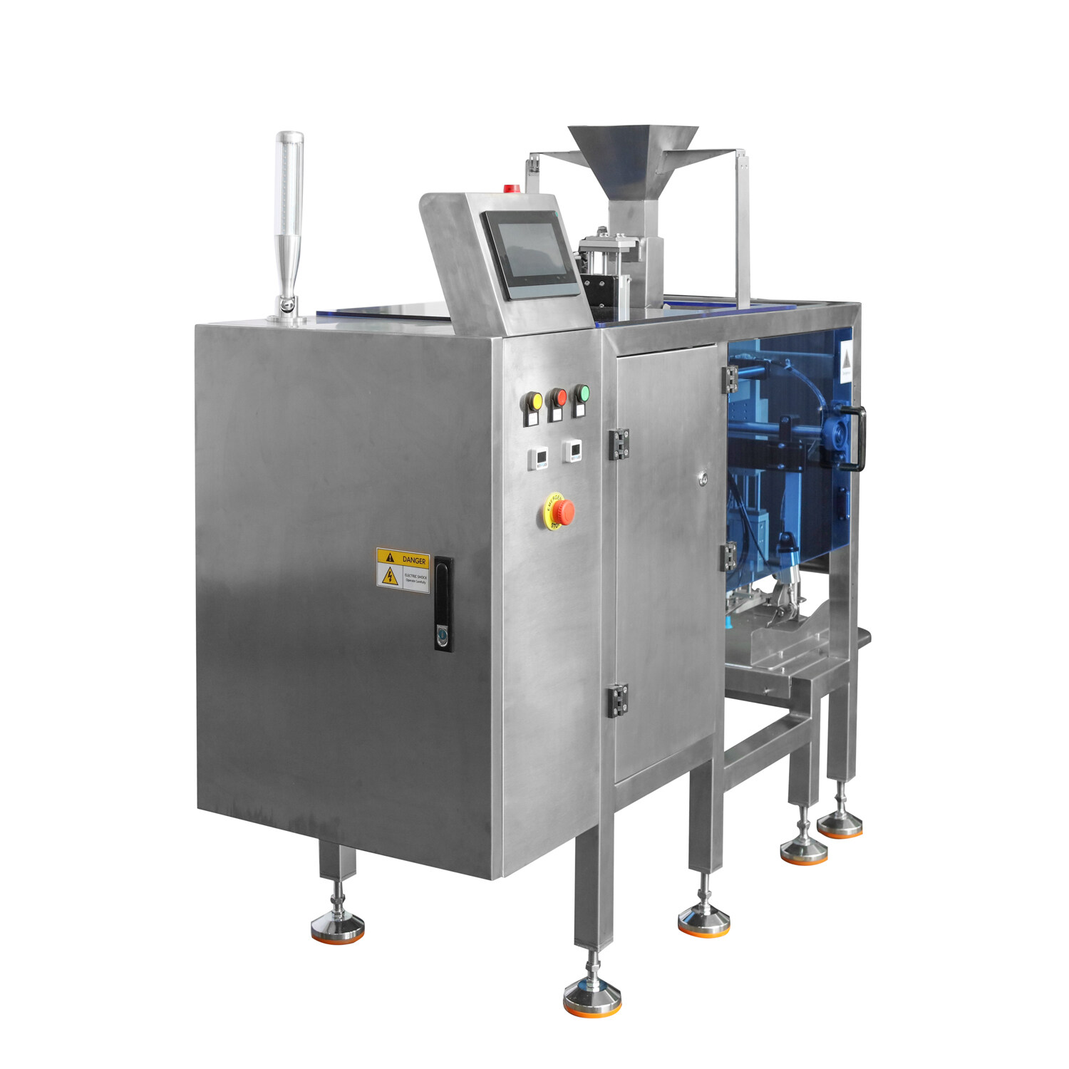 premade bag packing machine, premade bag filling and sealing machine, premade bag filling machine