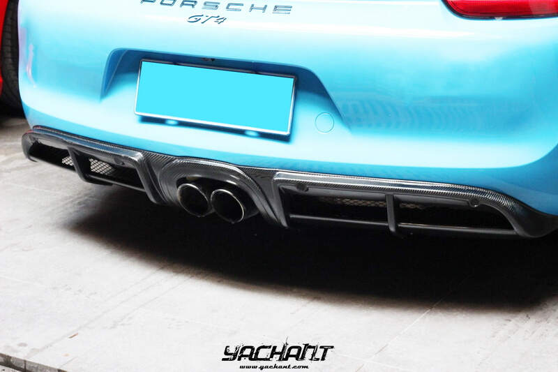 YCPCCM025SCF 2014-2016 Porsche Cayman 981 GT4 Style Rear Diffuser Lip CF (100).jpg