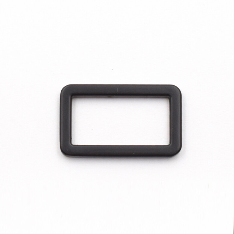 25mm metal strap square ring loop buckle for bag