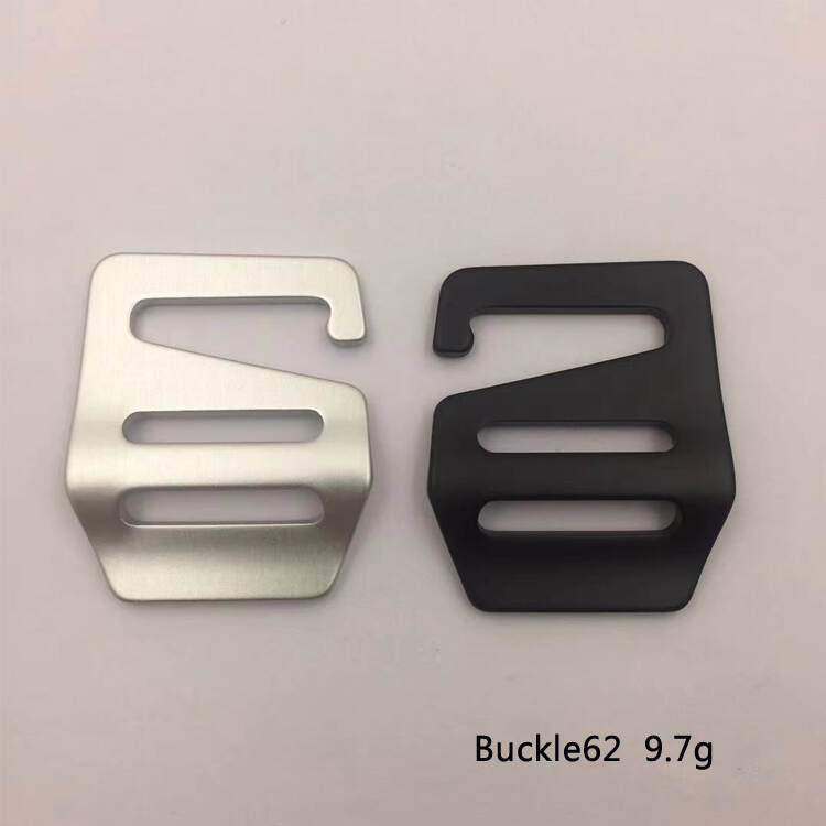 Custom Backpack Accessories Webbing G Hook Anodized aluminum Buckle 25mm