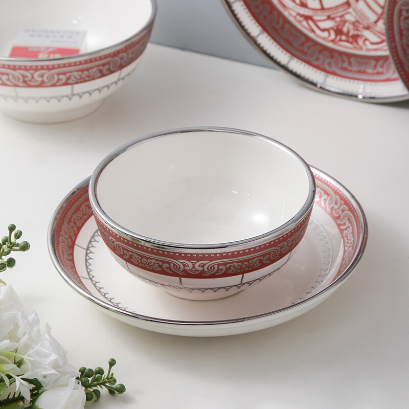 modern dish sets; restaurant supply dishes; flower dish set