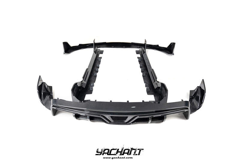 YCTYTSPR043LCF -  YCTYTSPR046L 2019-2022 Toyota GR Supra MK V A90 A91 TOM‘s Style Body Kit Front Lip Side Skirts Rear Diffuser Spats CF (10).jpg