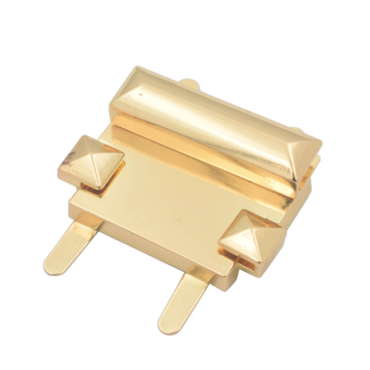 Bag accessory hardware leather bag lock metal locks for handbags Clutch lock