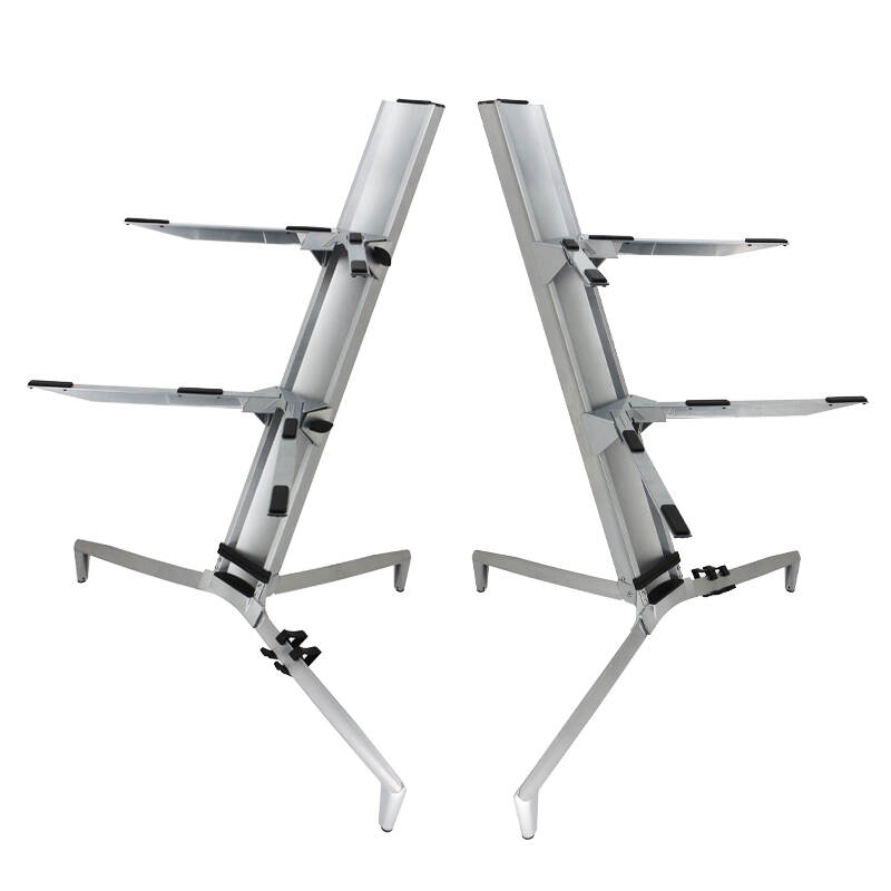 double keyboard piano stand, electric keyboard piano stand, wholesale keyboard piano stand, 2 tier keyboard piano stand