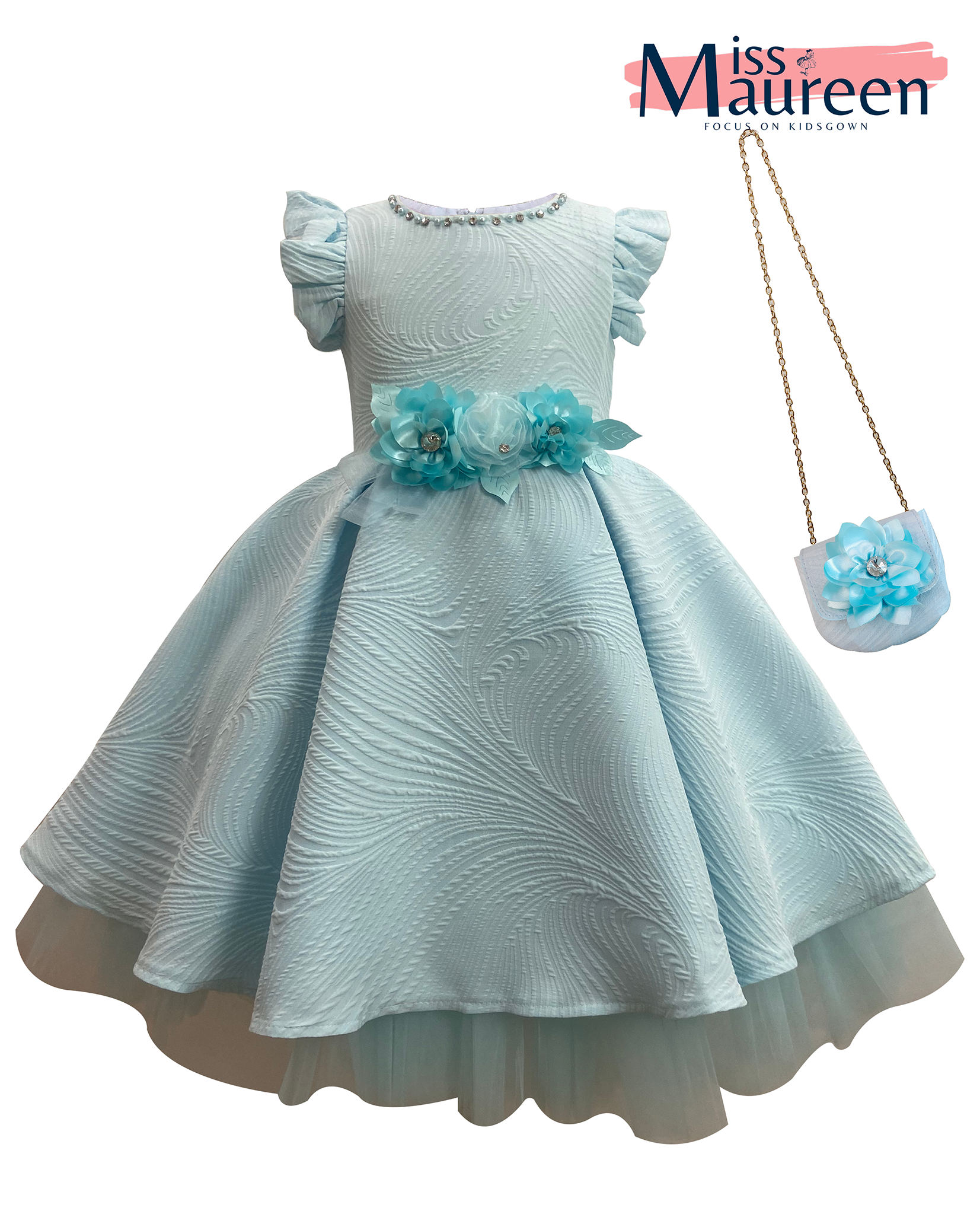 MissMaureen  wedding  dress flower girl dress   quality princess