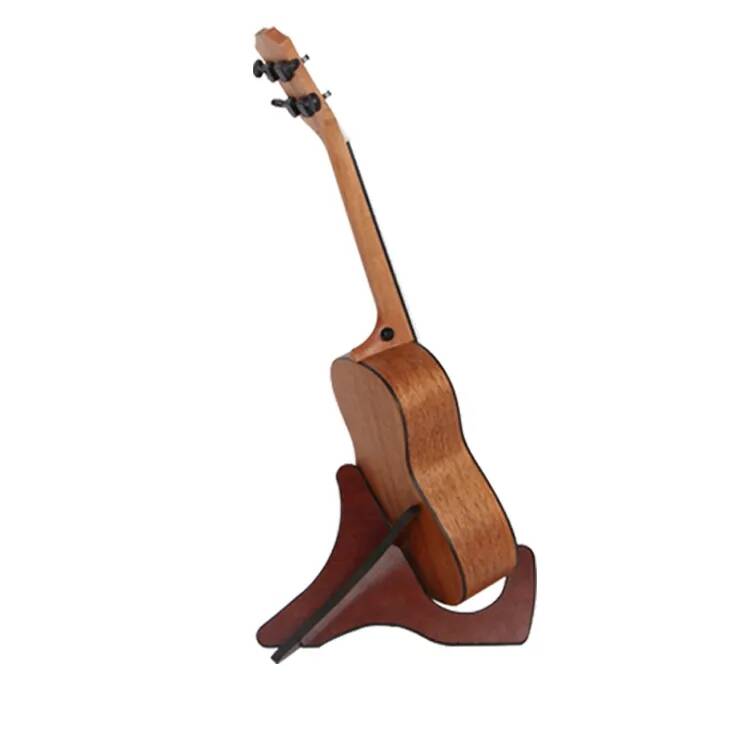 thumbnail image 2 of Folding Wood Ukulele Stand - Compact Instrument Holder For Guitar, Violin & Banjo 2 of 12