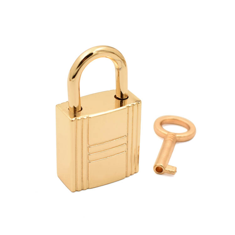 Bag fitting small diary lock clasp bag accessories metal lock handbag locks with keys