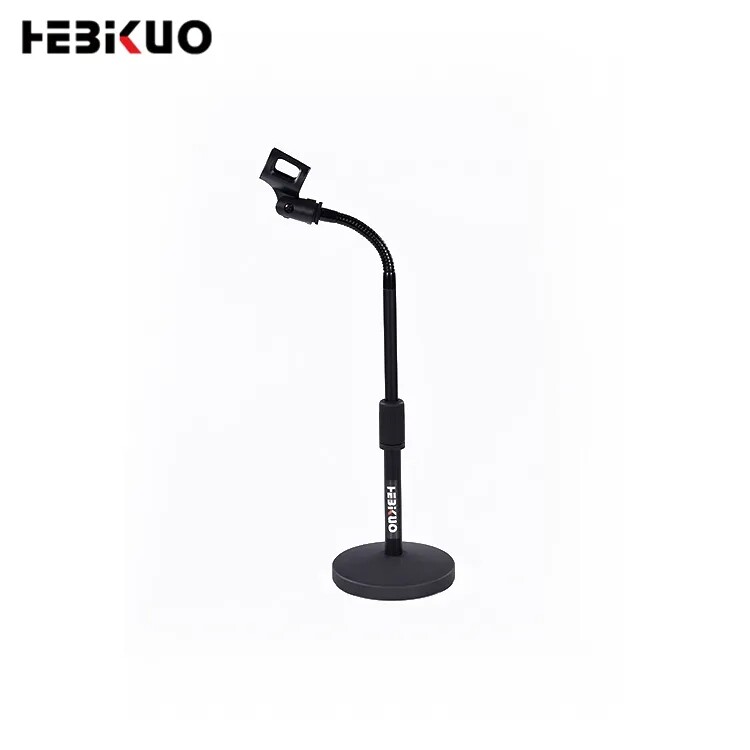 Hebikuo M-210A Flexible Table microphone stand Round base