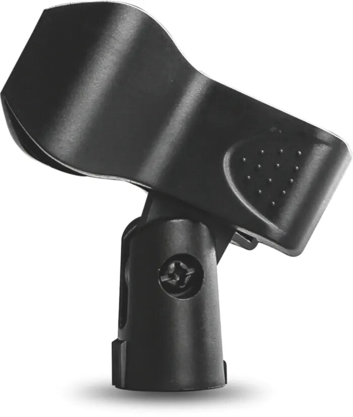 Black Universal Microphone Clip Holders for Handheld Microphones
