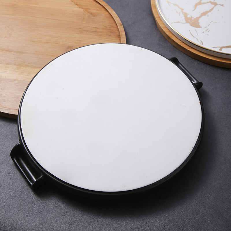 marble ceramic plates; black and white ceramic plates; ceramic lunch plates