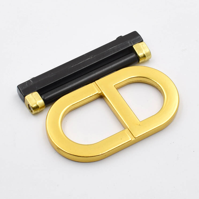 Fashion gold metal charm bag hardware accessories locks for women handbag