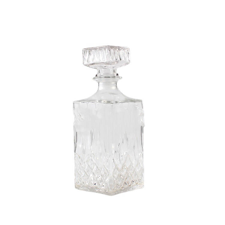 375ml Glass Engraving Liquor Bottle
