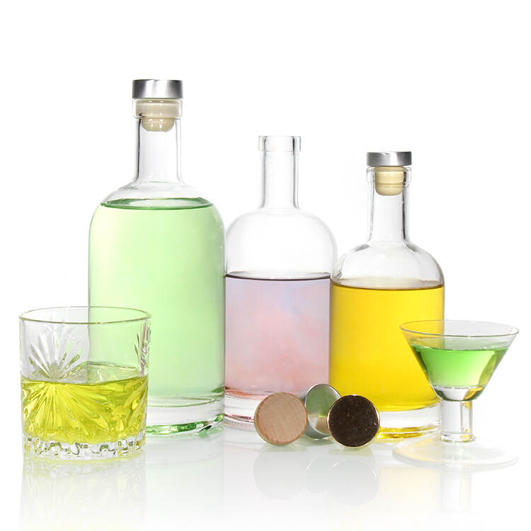China frosted glass wine bottles, frosted amber glass bottles wholesale