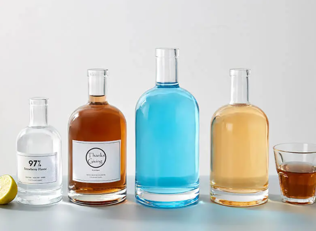 ODM boston round glass bottle, round glass juice bottle 150ml manufacturer, round glass juice bottle 150ml supplier