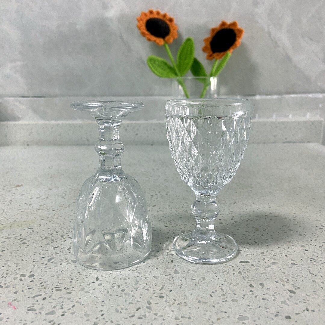 wholesale glass water goblets