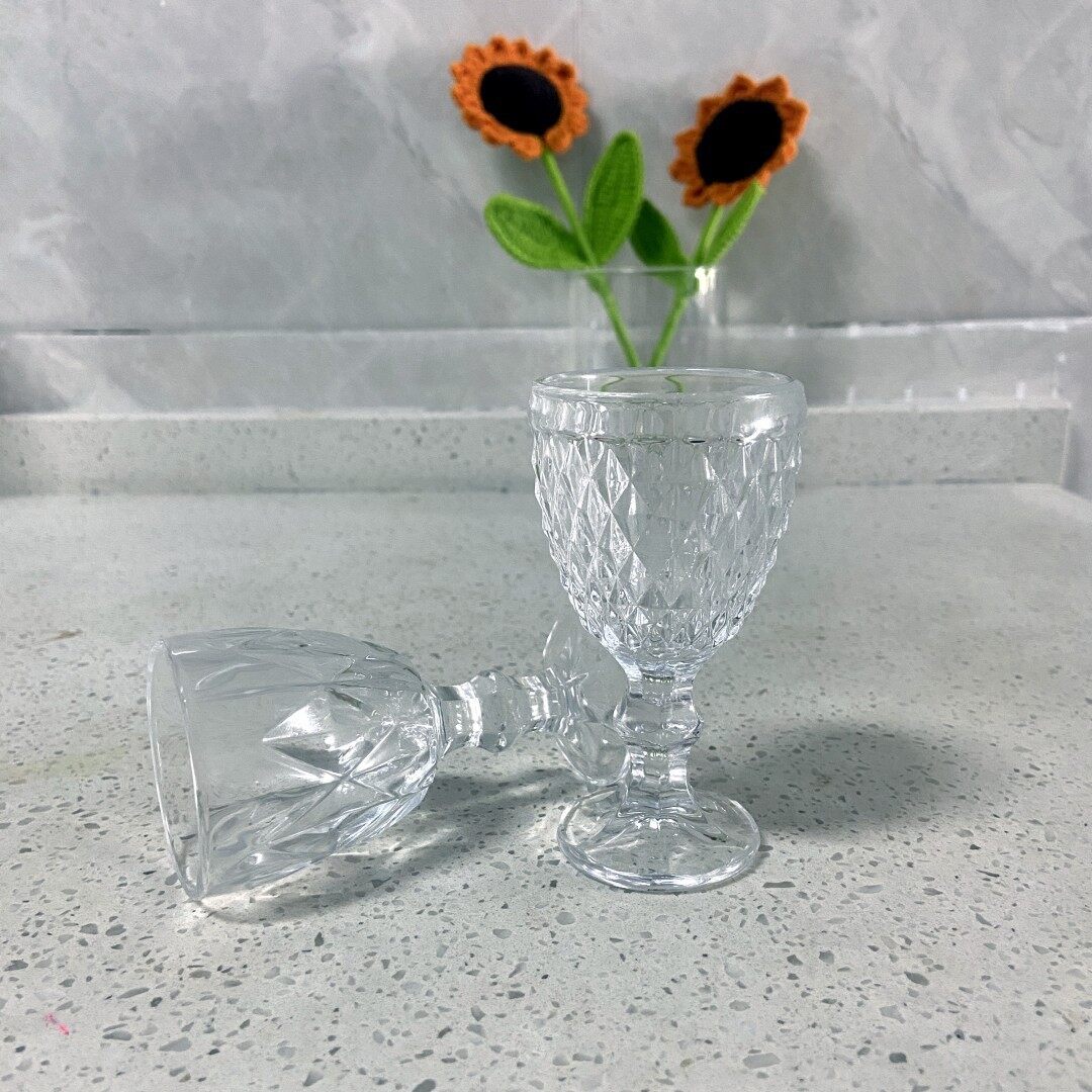 wholesale glass water goblets