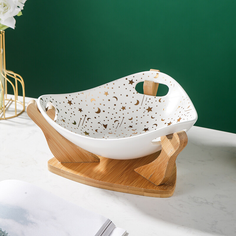 fruit bowl stand; fruit bowl ceramic;elevated fruit bowl